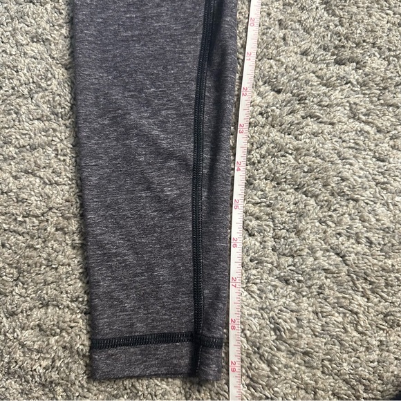Lululemon Wunder Under Pant leggings 2 gray roll over full length yoga high low - Picture 8 of 8